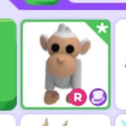 Albino Monkey R - Roblox Adopt Me