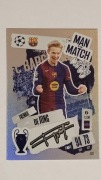 Karta Topps Match Attax 2024-25 Frenkie De Jong 402 Man of The Match