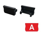 Zaślepka do profilu typu A czarna LUMINES 