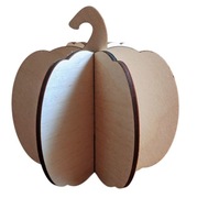 Dynia 3D, do zdobienia, drewniana, 12 cm, na warsztaty 