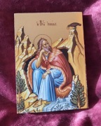 Piękna Ikona prawosławna Święty Eliasz. Stary Testament. 