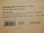 Filtr węglowy okapu polar ardo 