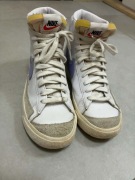 Buty sneakersy Nike Blazer Mid '77 Vintage Białe / Fioletowe Rozmiar 38