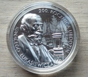 10 zł 200. Rocznica urodzin Ignacego Łukasiewicza 