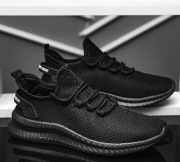 Buty adidasy lekkie siatka męskie czarne