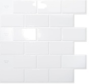 Samoprzylepne płytki 3D białe 30x30 cm 20 szt