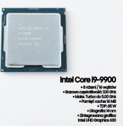 Intel Core i9-9900 | 8 rdzeni / 16 wątków | Stan Idealny