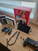 Nintendo Switch oled idealny stan plus dodatki 