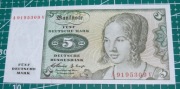 Niemiecka Republika Federalna 5 marek DM 1960 P.18 Niemcy