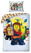 Pościel Bawełniana 140 X 200 cm „LEGO CITY”