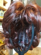 Peruka włos jak naturalny kręcony pasemka+grzebień gratis