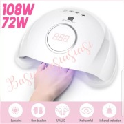 Lampa UV do paznokci led 108w supermocna mani/pedi