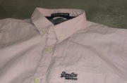 Koszula Superdry r. M pepitka NOWA róż krateczka