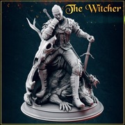 Figurka druk 3D żywica " The Witcher - F120 "- 120 mm