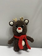 Pluszak na szydełku handmade renifer christmas 