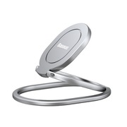 Baseus Rails Phone Ring Stand – uchwyt i stojak do telefonu srebrny