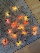 Lampki choinkowe z PRL 16 sztuk