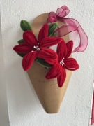 Bukiet kwiatów ręcznie robiony handmade