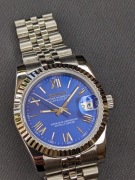 Seiko datejust niebieski słoneczny szlif