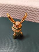 Figurka rzeźba dekoracyjna królik w kolorze złotym 