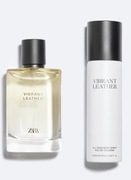ZARA VIBRANT LEATHER 2X100ML WODA PERFUMOWANA + WODA KOLOŃSKA ZESTAW PERFUM