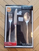 Sztućce ambition powystawowe, 6 widelców, 5 łyżek, 4 noże