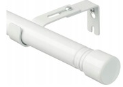 Karnisz biały 76-157 cm metalowy regulowany