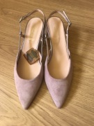 Nowe buty skóra zamsz 41 Deichmann 