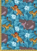 Tkanina bawełna Disney ZOO 1m # F 4747