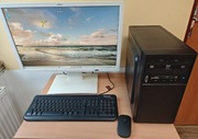 Zestaw: monitor 24", komputer AMD Ryzen 5, 32GB RAM, SSD 512GB, Windows 11