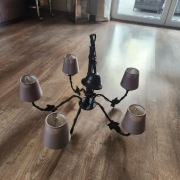 ŻYRANDOL RETRO KOLOR BRĄZOWY