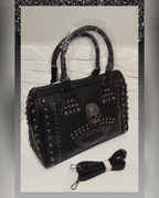 Duża torebka torba kuferek skull czaszka