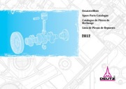 Katalog silnik Deutz 2012 
