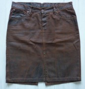 Piękna damska spódnica jeansowa LEVIS rozmiar M cieniowana unikat