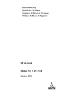 Katalog silnik Deutz BF 4 L 2011, BF 4L 2011, BF4L2011