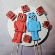 Pieski Minecraft TNT urodziny Figurki  