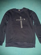 Bluza męska granatowa z białym nadrukiem. Nowa bez metki. Rozmiar 54