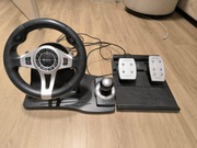 Kierownica do gier z pedałami 4w1 PS4 PC PS3 XBOX ONE BIEGI DO KOMPUTERA