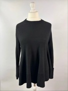 Sweter COS L 40 czarny rozszerzany minimalistyczny elegancki