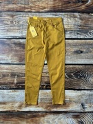 Moon girl spodnie damskie musztardowe rozmiar 30 nowe bawełna zima