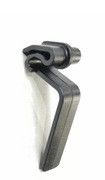 Zatrzask klips kablowy M936 Corab czarny 32szt