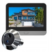 Wizjer do drzwi judasz z ekranem kamerą Full HD WiFi TUYA tryb nocny !