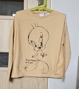 Zara bawełniana bluzeczka z Tweety super stan 128 cm