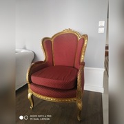 Fotel drewniany rzezbiony