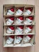 Bombka choinkowa mikołaj gwiazdor PRL