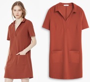 MANGO retro sukienka z kieszeniami