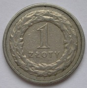 Polska 1 złoty 1990 - b14  -    Ys