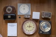 Zegary Vintage PRL Slava Garant Zestaw Części Retro Kolekcja Mechanizmy