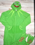 134^ żaba Kermit strój przebranie piżama S/M