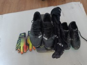 halówki Umbro R.35 korki Puma R.35.5 getry rękawice bramkarskie